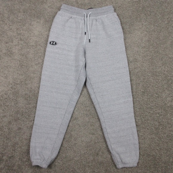 Under Armour Other - Under Armour Sweatpants Mens Small Gray Heather Joggers Comfort Gym Walking Logo